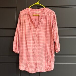 Christy Dawn Pink Plaid Mini Dress